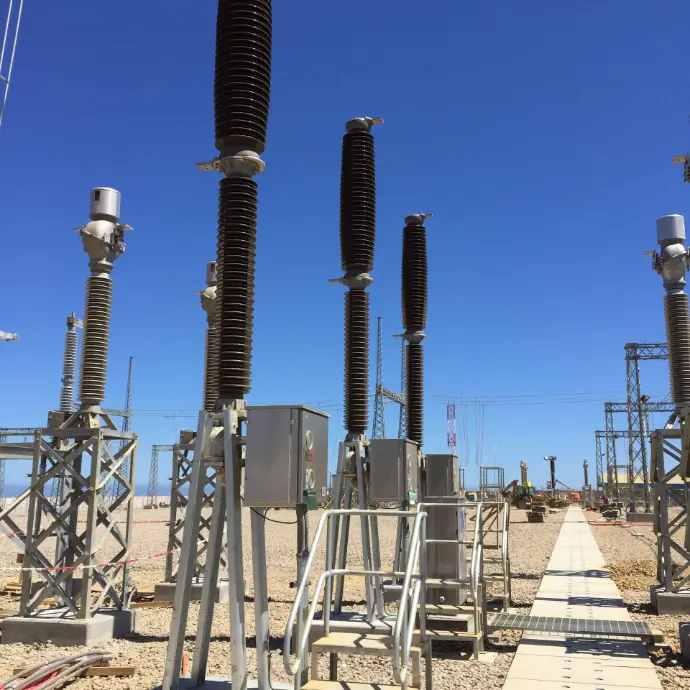 Imagen del Parque Eólico Punta Sierra, donde E-Decap lideró obras electromecánicas clave para ampliar la capacidad energética en el norte de Chile.